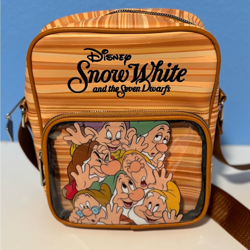 Disney Snow White and the Seven Dwarfs Striped Crossbody Bag